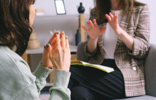 women talking